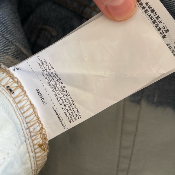 Mango Straight Blue Jeans Cotton NWT Size 38EU or 8US - Picture 13 of 13